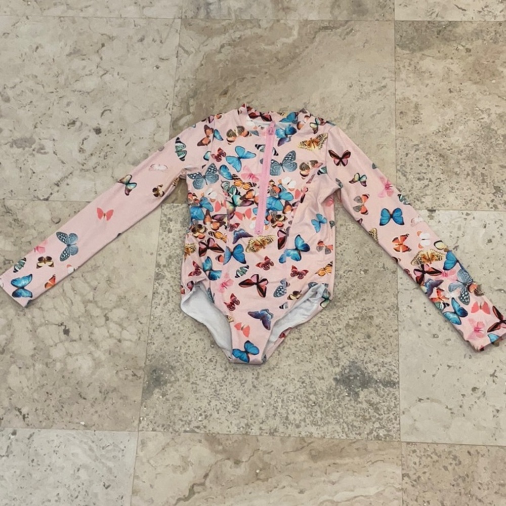 Submarine Pink Butterfly Swimsuit